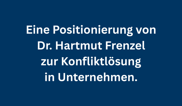Mediation im Vorstand: Warum ich nicht entscheide, sondern strukturiere